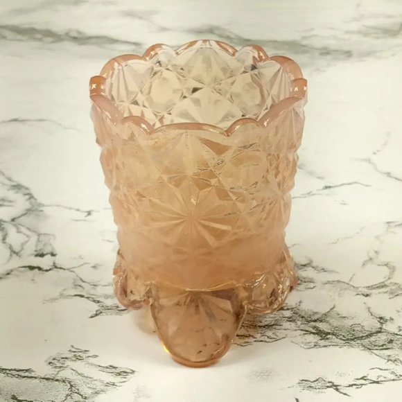 Degenhart Glass Daisy & Button Toothpick Trinket Paperweight Vtg - Picture 4 of 9